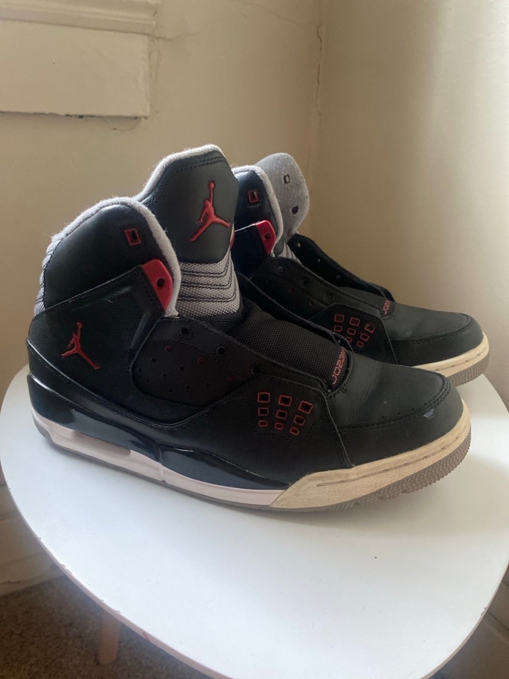 Air Jordan Sc-1 Black Gym Red Basketball Sneakers